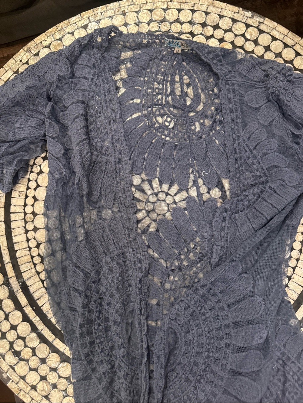 Boho Crochet Lace Open Cardigan
